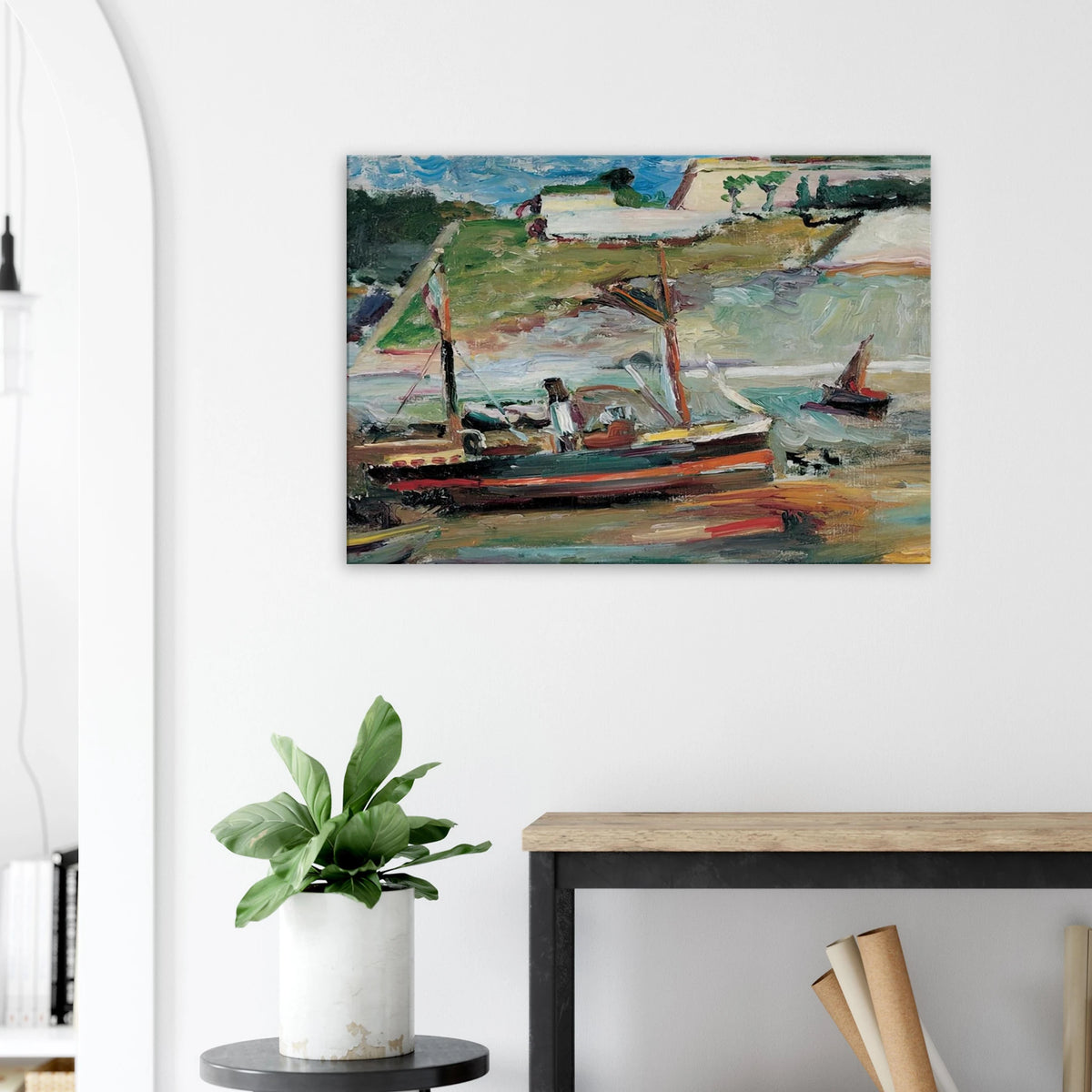 BELLE ILE LE PORT DE PALAIS 1896 Canvas | Henri Matisse Canvas | Henri Matisse Print