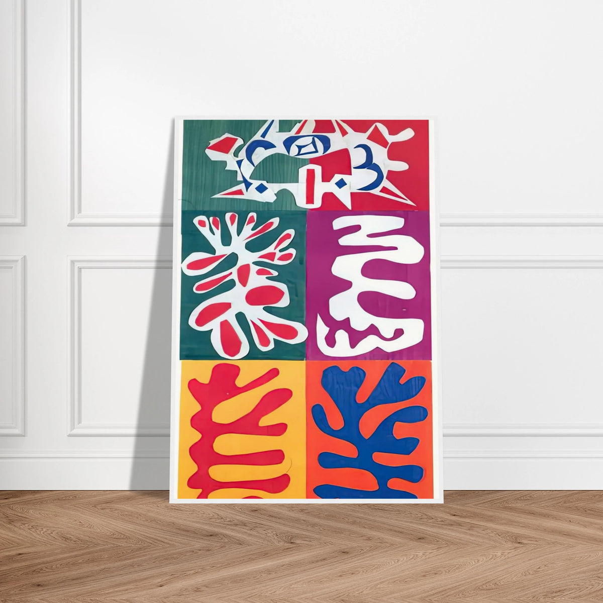 PANEL WITH MASK 1947 Framed Poster | Henri Matisse Framed Prints Wall Art | Henri Matisse Print