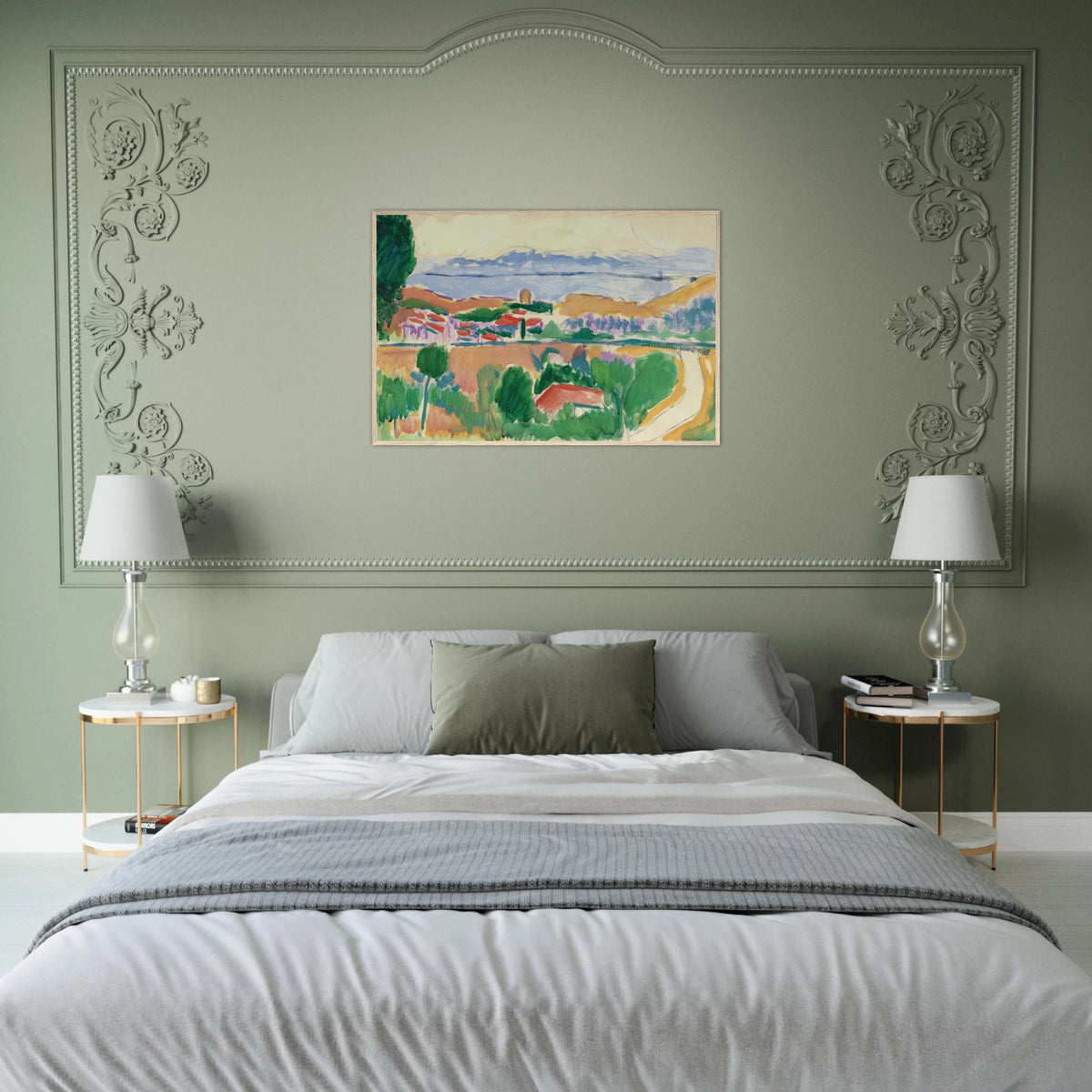 VUE DE COLLIOURE 1906 Framed Poster | Henri Matisse Framed Prints Wall Art | Henri Matisse Print