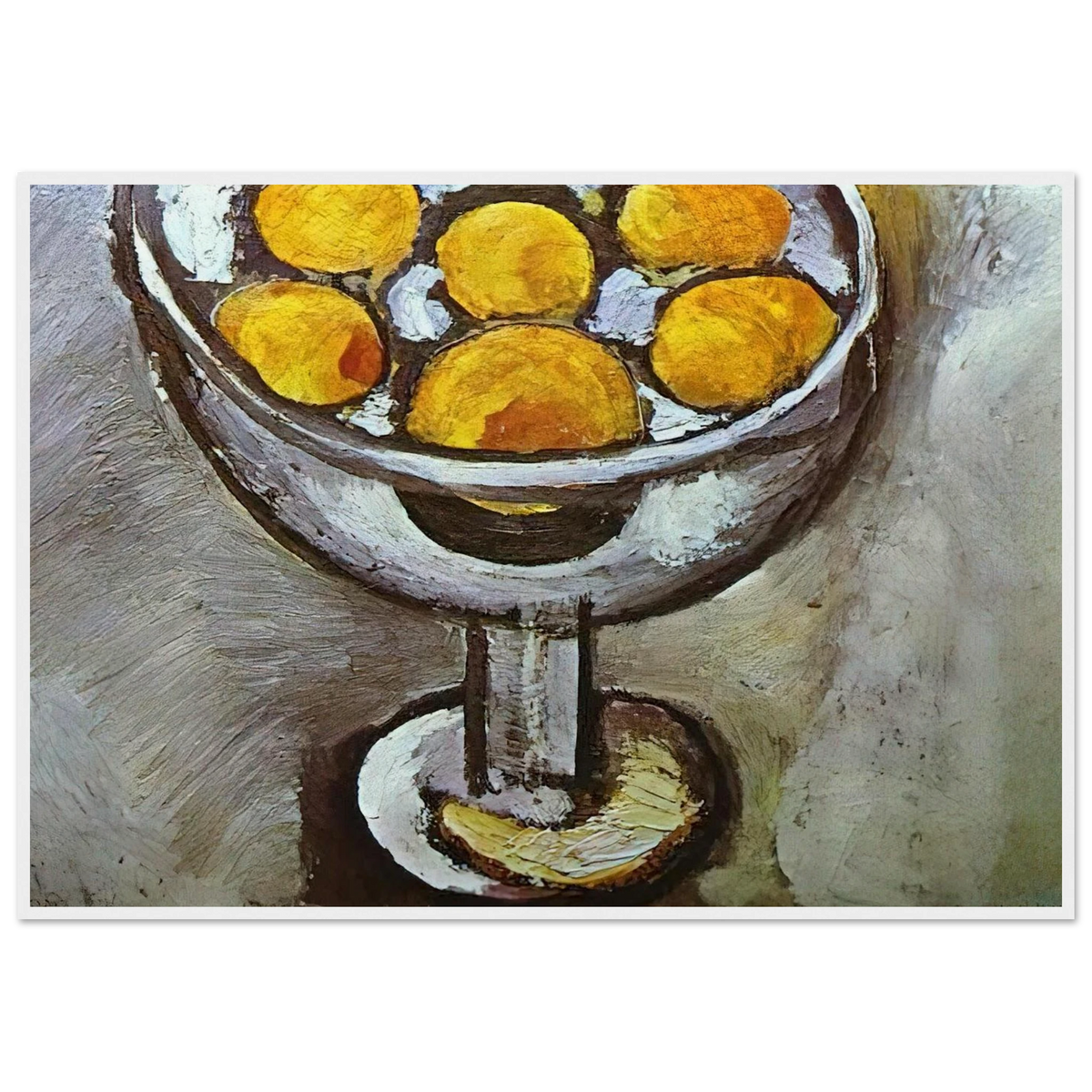 A VASE WITH ORANGES Framed Poster | Henri Matisse Framed Prints Wall Art | Henri Matisse Print