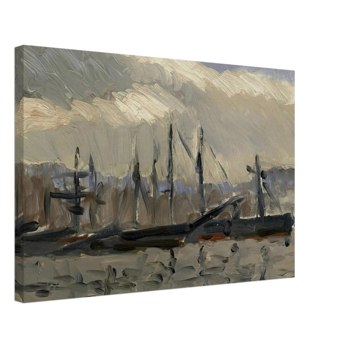 PORT DE CHERBOURG 1918 Canvas | Henri Matisse Canvas | Henri Matisse Print
