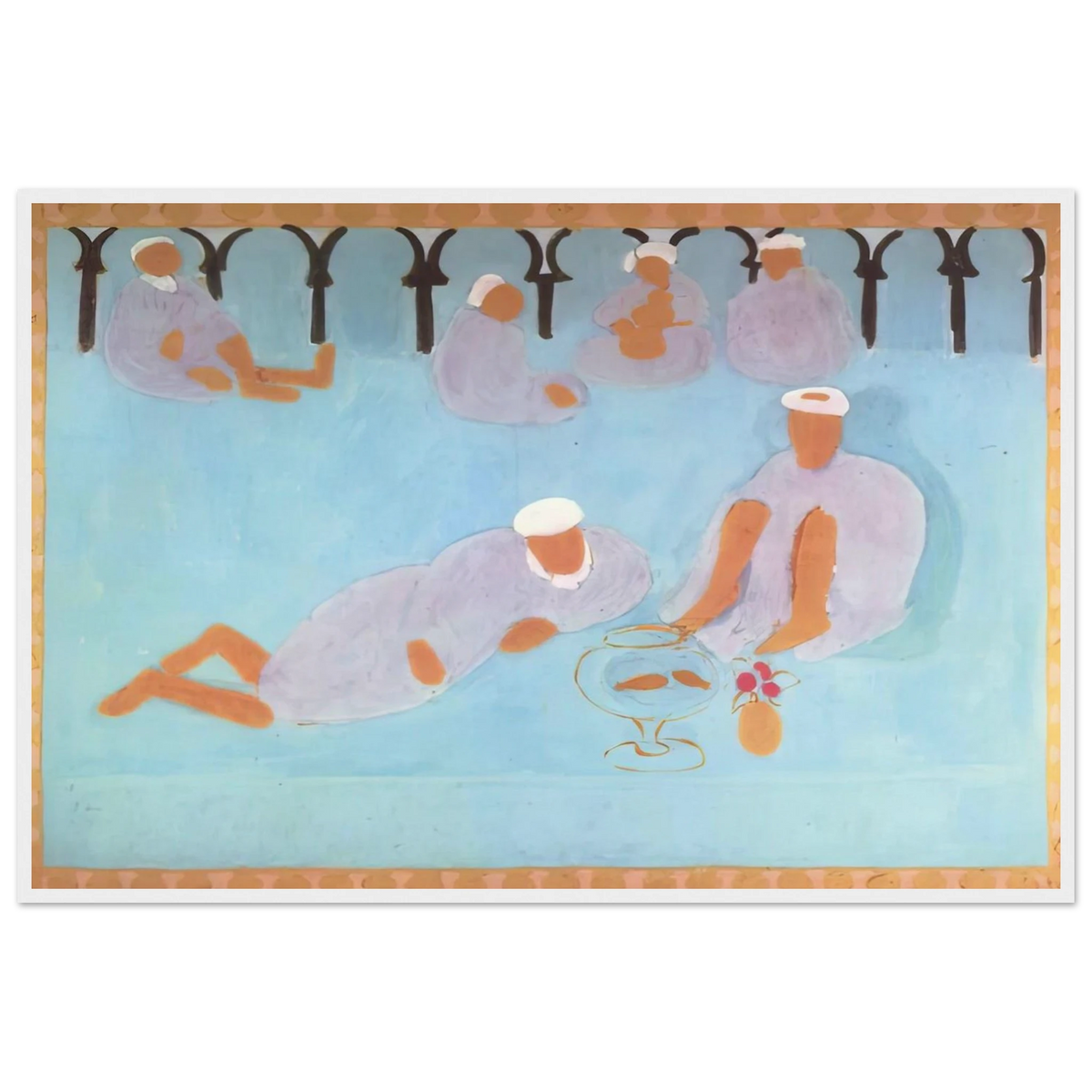 MOROCCAN CAF 1913 Framed Poster | Henri Matisse Framed Prints Wall Art | Henri Matisse Print