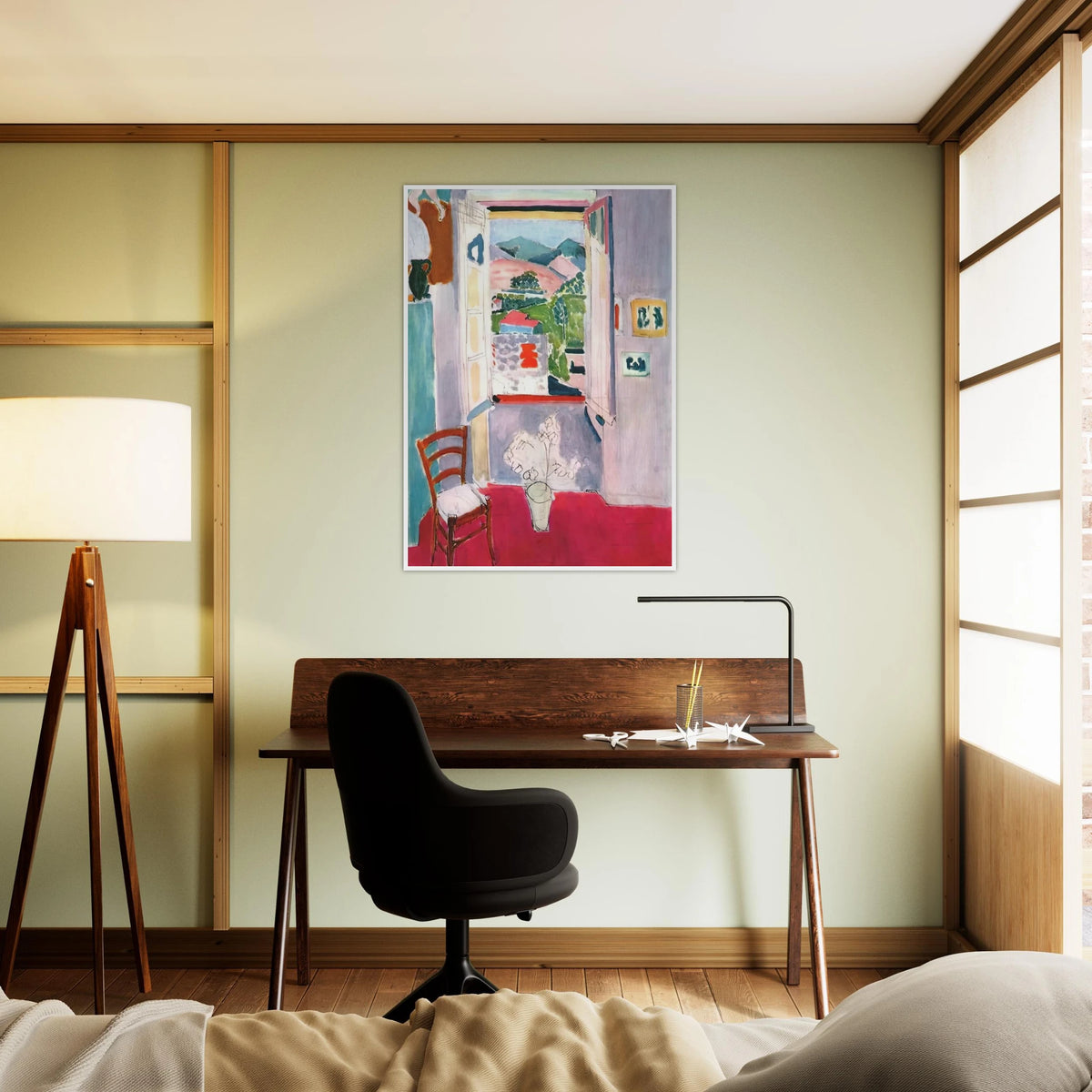 OPEN WINDOW AT COLLIOURE 1910 Framed Poster | Henri Matisse Framed Prints Wall Art | Henri Matisse Print