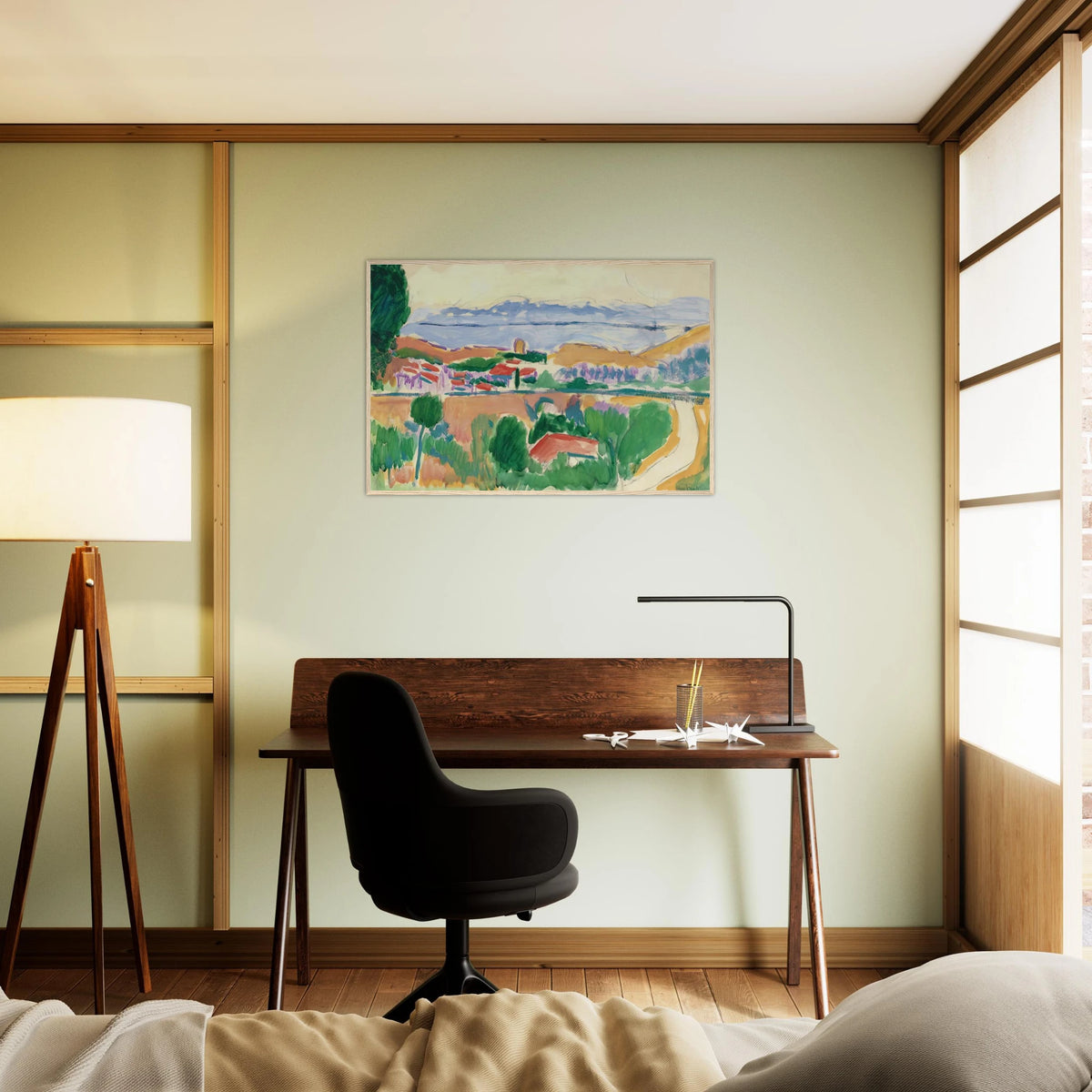 VUE DE COLLIOURE 1906 Framed Poster | Henri Matisse Framed Prints Wall Art | Henri Matisse Print