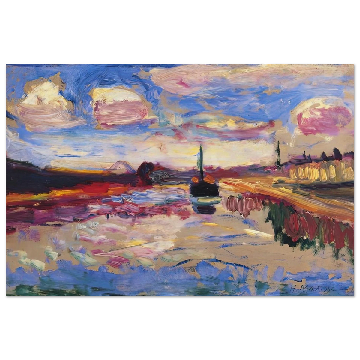 CANAL DU MIDI 1899 Poster | Henri Matisse Poster | Henri Matisse Print