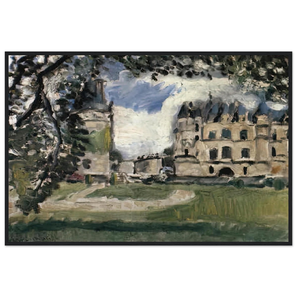 CHATEAU DE CHENONCEAUX 1917 Framed Poster | Henri Matisse Framed Prints Wall Art | Henri Matisse Print