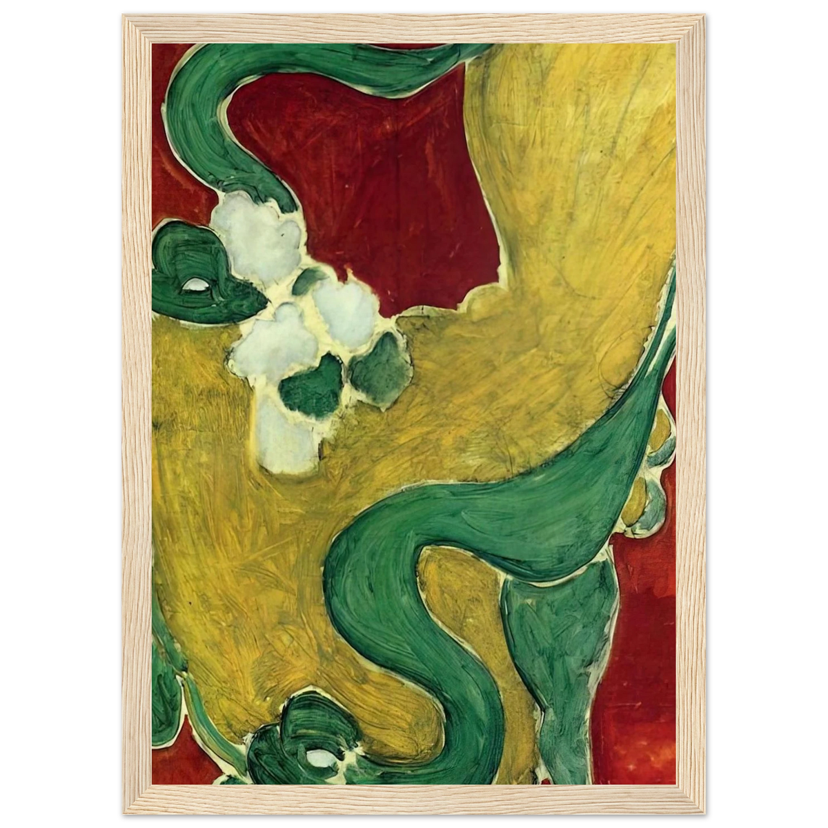 THE RACAILLE CHAIR 1946 Framed Poster | Henri Matisse Framed Prints Wall Art | Henri Matisse Print