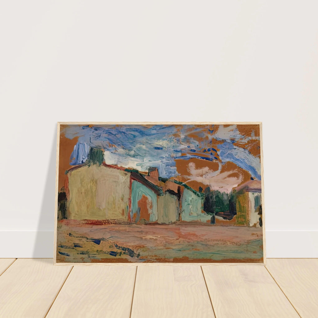 HOUSES FENOUILLET 1898 Framed Poster | Henri Matisse Framed Prints Wall Art | Henri Matisse Print
