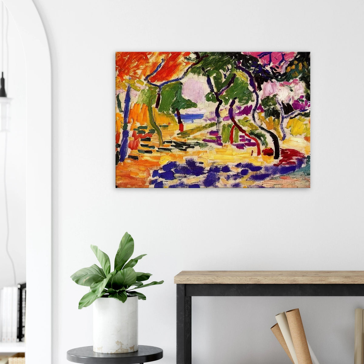 COUNTRYSIDE AT COLLIOURE 1905 Canvas | Henri Matisse Canvas | Henri Matisse Print