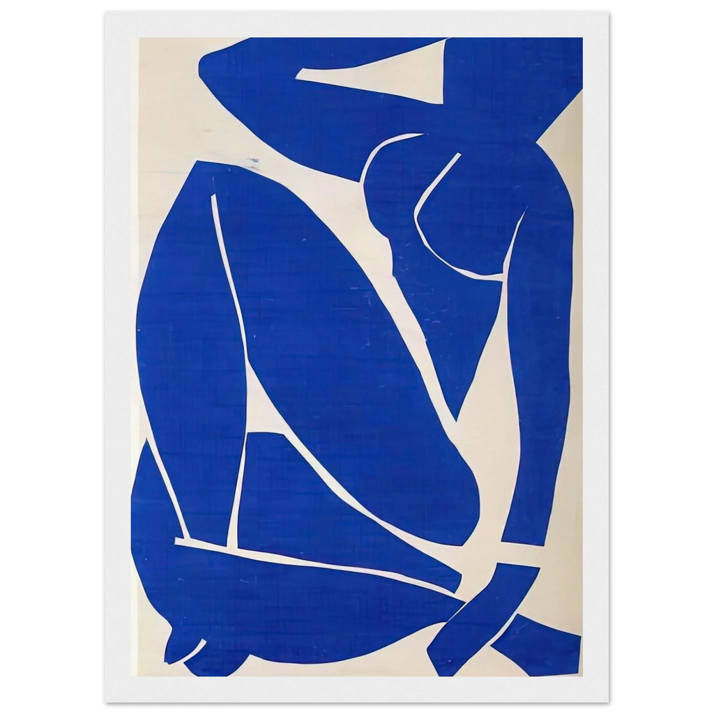 BLUE NUDE Framed Poster | Henri Matisse Framed Prints Wall Art | Henri Matisse Print