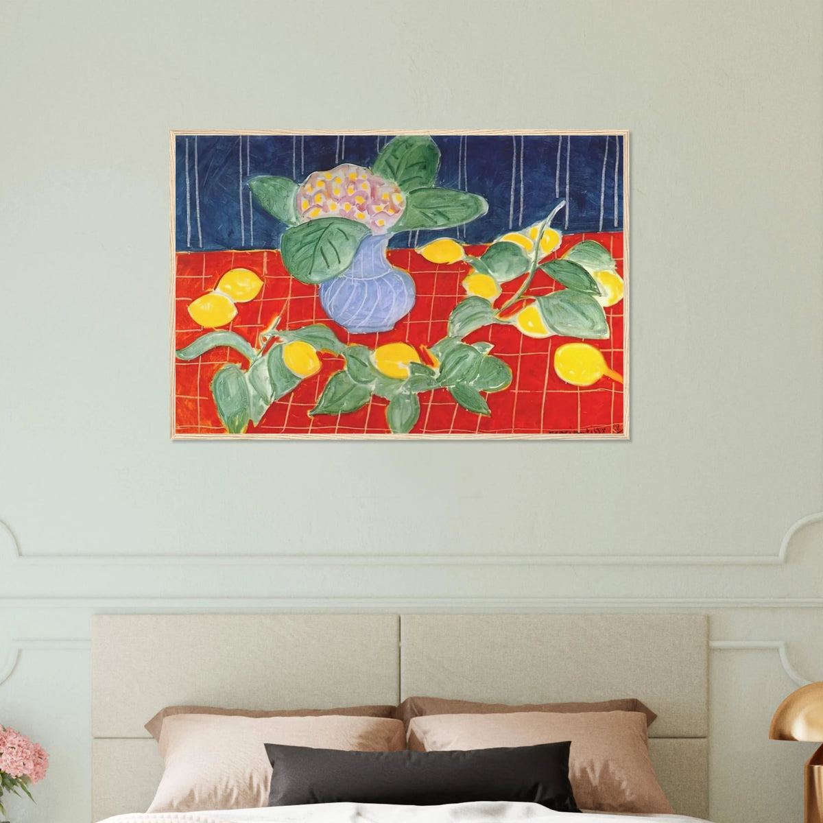 LEMONS AND SAXIFRAGES 1943 Framed Poster | Henri Matisse Framed Prints Wall Art | Henri Matisse Print