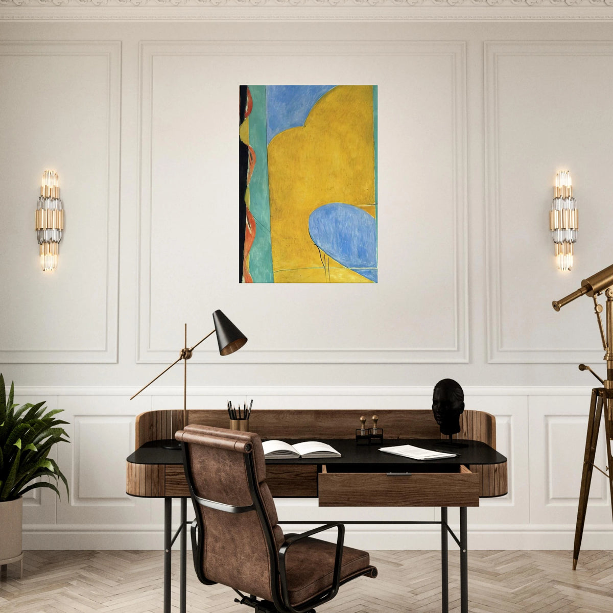 THE YELLOW CURTAIN Canvas | Henri Matisse Canvas | Henri Matisse Print