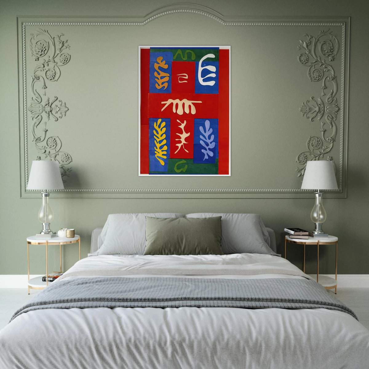 CUT OUTS 4 Framed Poster | Henri Matisse Framed Prints Wall Art | Henri Matisse Print