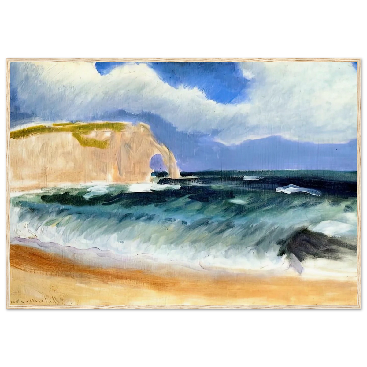 GALE AT ETRETAT 1920 Framed Poster | Henri Matisse Framed Prints Wall Art | Henri Matisse Print