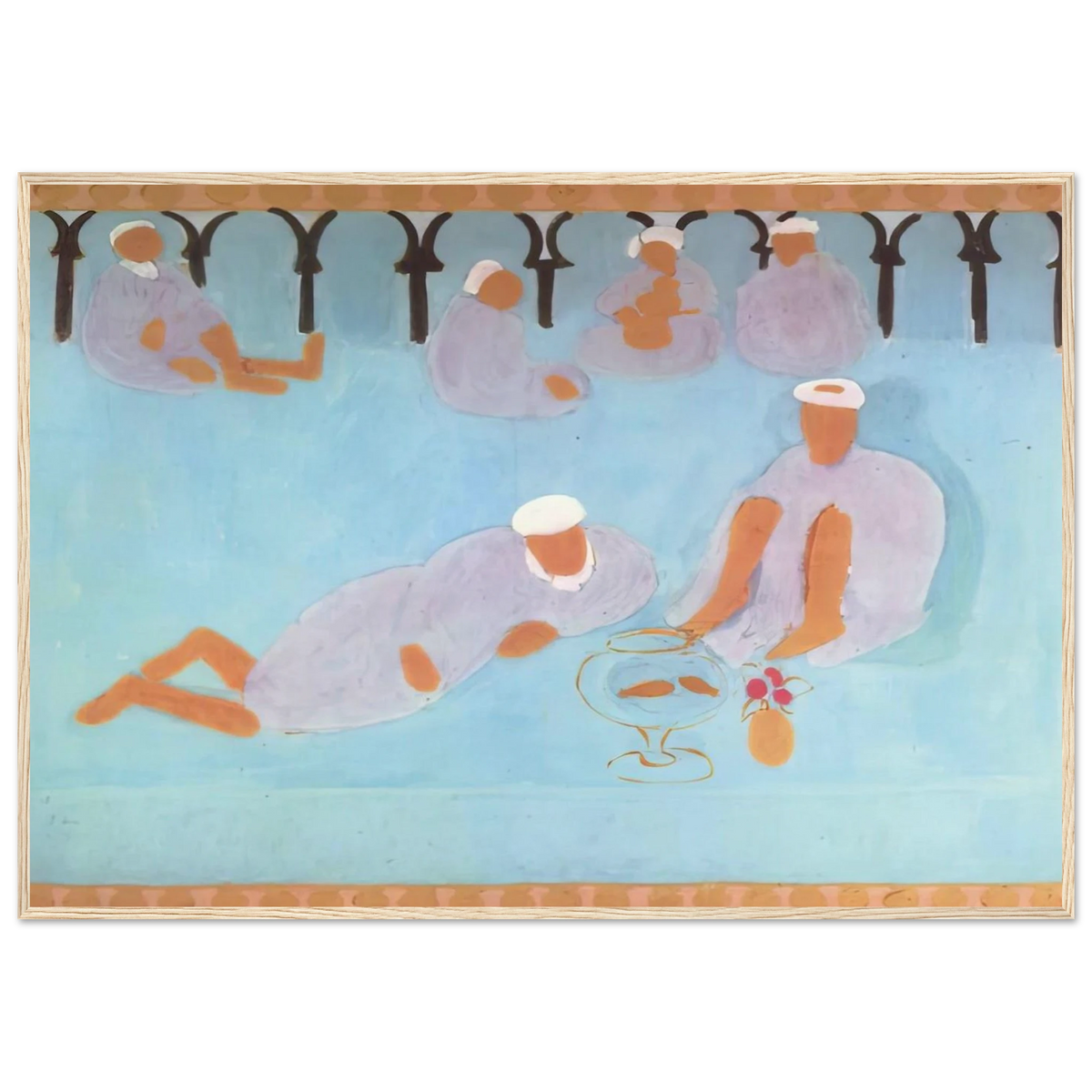 MOROCCAN CAF 1913 Framed Poster | Henri Matisse Framed Prints Wall Art | Henri Matisse Print