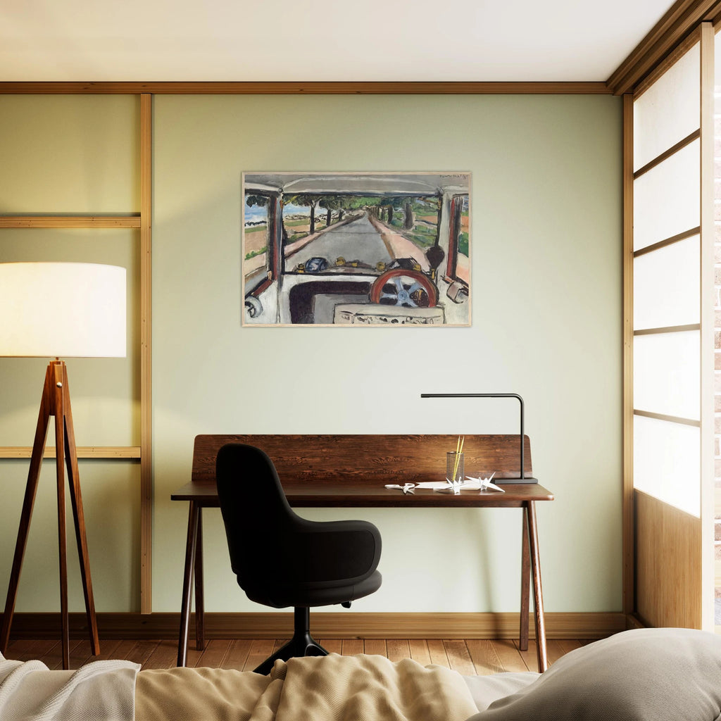 THE WINDSHIELD 1917 0 Framed Poster | Henri Matisse Framed Prints Wall Art | Henri Matisse Print