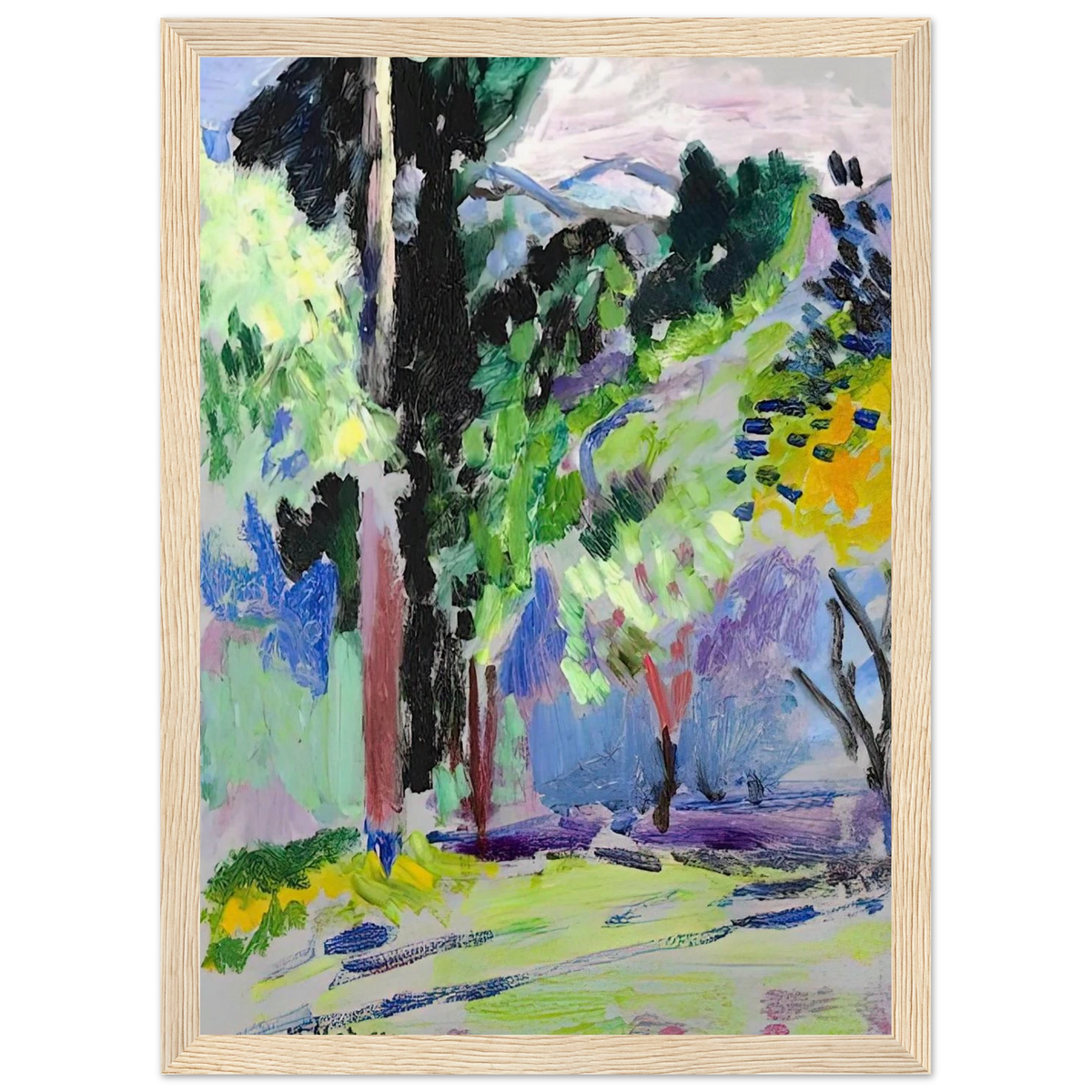 PAYSAGE A COLLIOURE 1905 Framed Poster | Henri Matisse Framed Prints Wall Art | Henri Matisse Print