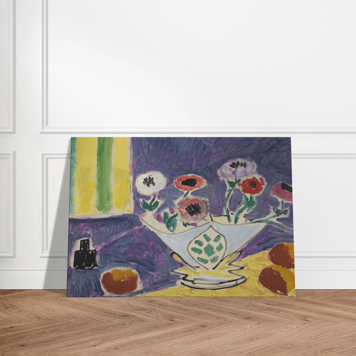 VASE D ANEMONES 1946 Canvas | Henri Matisse Canvas | Henri Matisse Print