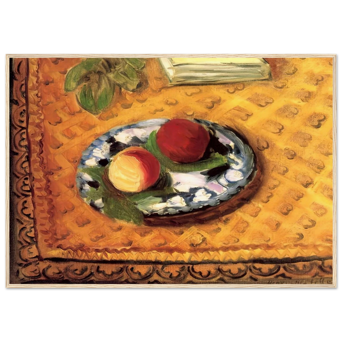 TWO PEACHES 1920 Framed Poster | Henri Matisse Framed Prints Wall Art | Henri Matisse Print