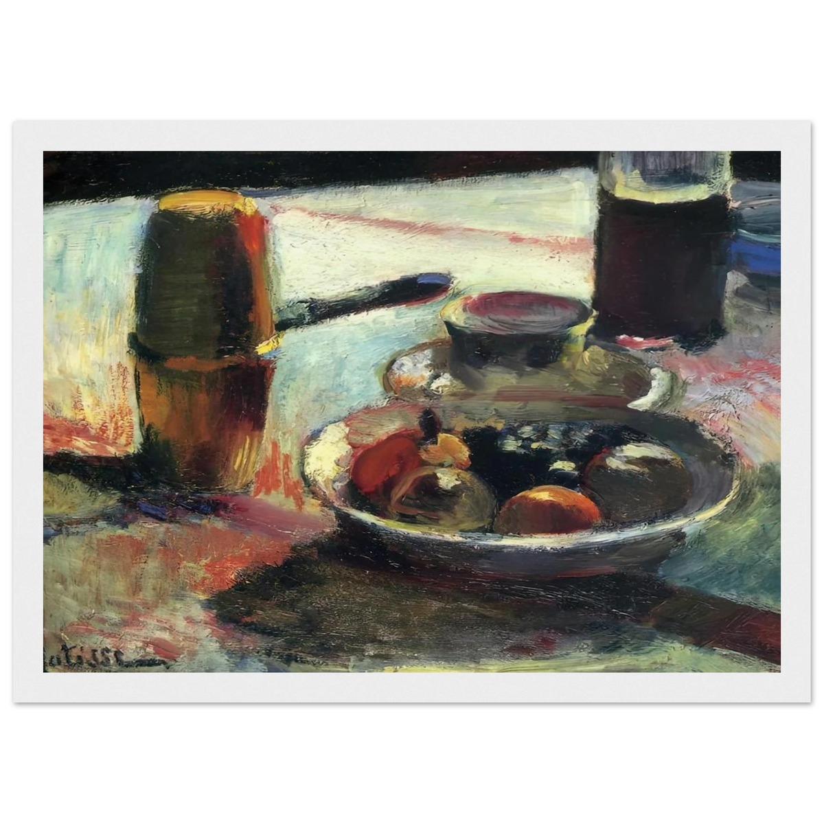 FRUIT AND COFFEE POT Framed Poster | Henri Matisse Framed Prints Wall Art | Henri Matisse Print