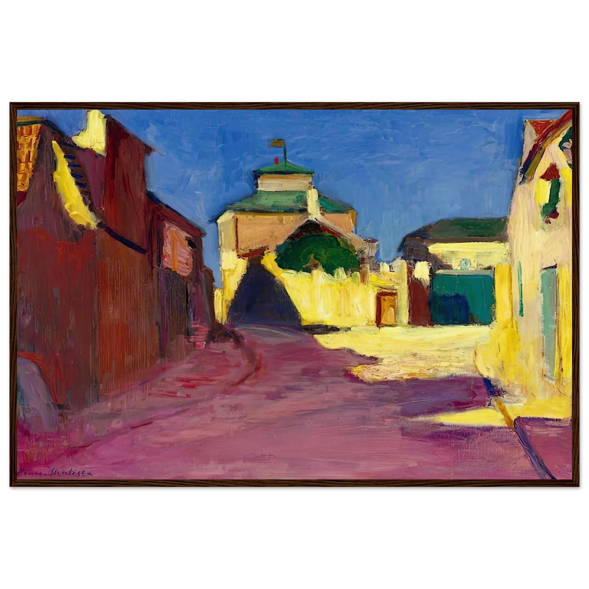 UNE RUE A ARCUEIL 1904 Framed Poster | Henri Matisse Framed Prints Wall Art | Henri Matisse Print