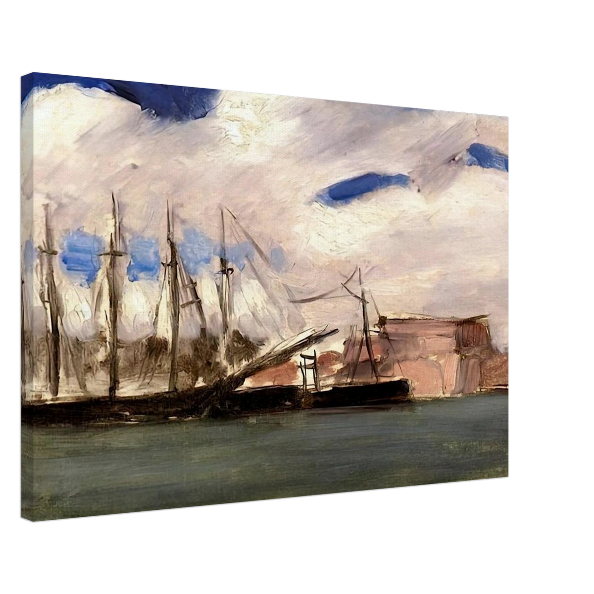 WHITE CLOUDS THE OLD PORT OF MARSEILLE 1918 Canvas | Henri Matisse Canvas | Henri Matisse Print