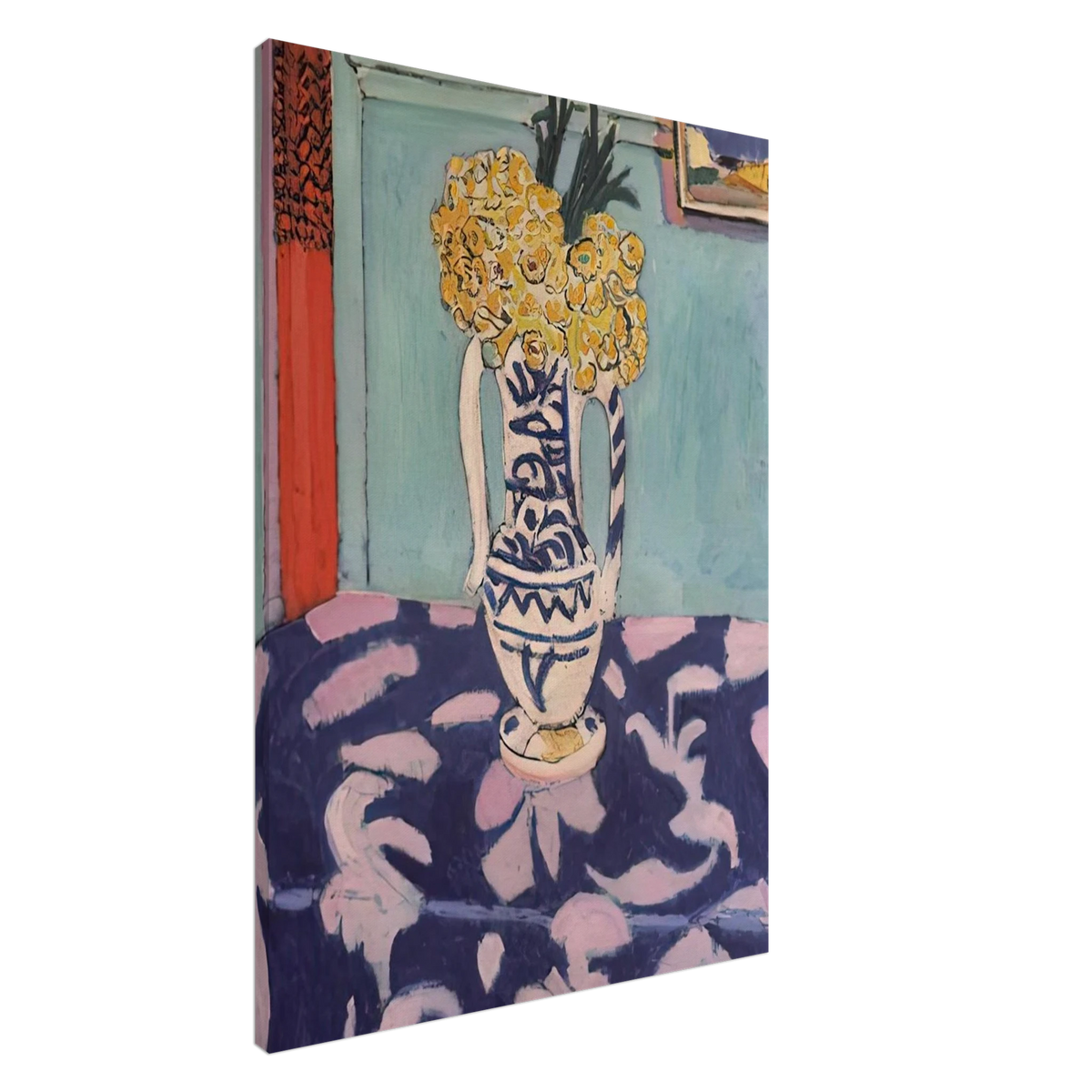 LES COUCOUS TAPIS BLEU ET ROSE 1911 Canvas | Henri Matisse Canvas | Henri Matisse Print