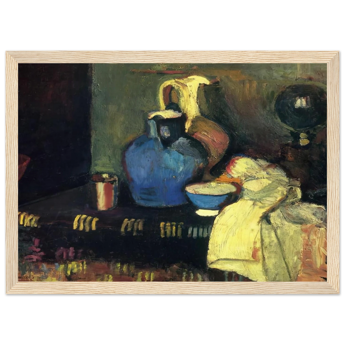 BLUE PITCHER Framed Poster | Henri Matisse Framed Prints Wall Art | Henri Matisse Print
