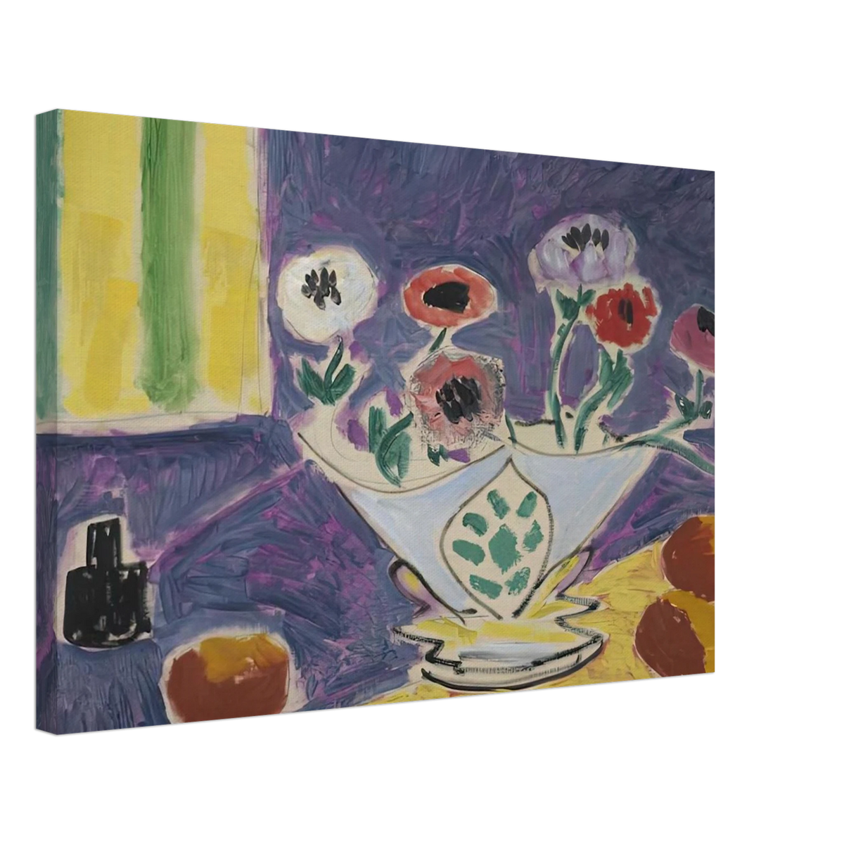 VASE D ANEMONES 1946 Canvas | Henri Matisse Canvas | Henri Matisse Print