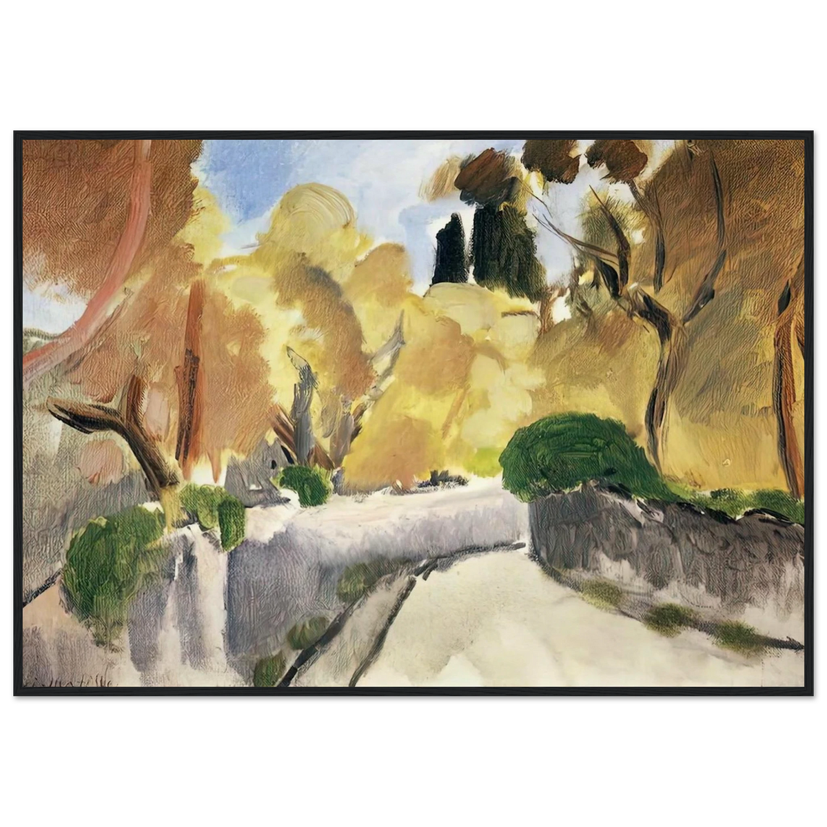 LANDSCAPE 2 Framed Poster | Henri Matisse Framed Prints Wall Art | Henri Matisse Print
