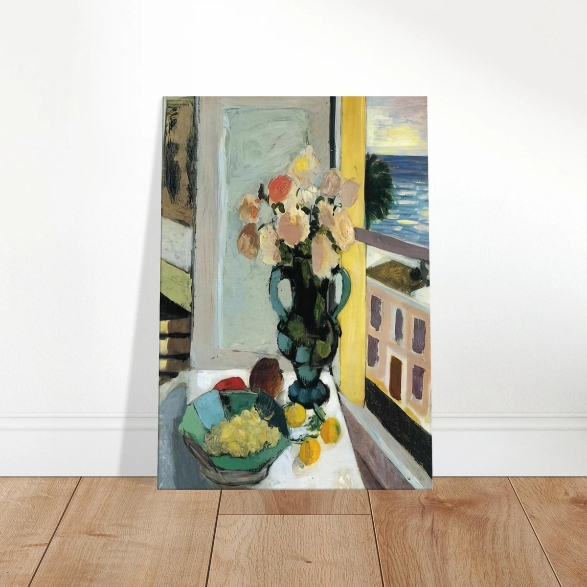 FLOWERS IN FRONT OF A WINDOW 1922 Canvas | Henri Matisse Canvas | Henri Matisse Print