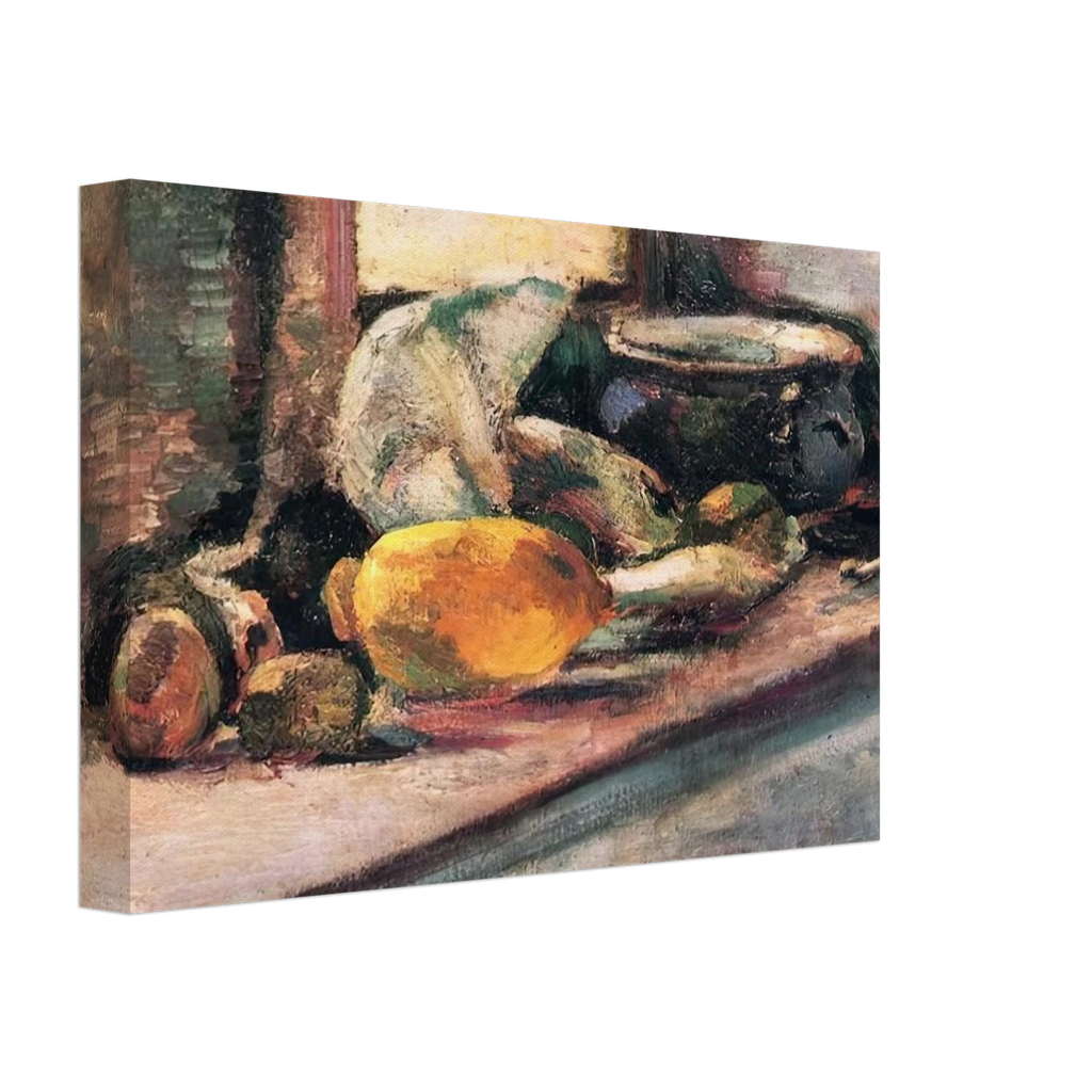 BLUE POT AND LEMON 1897 Canvas | Henri Matisse Canvas | Henri Matisse Print