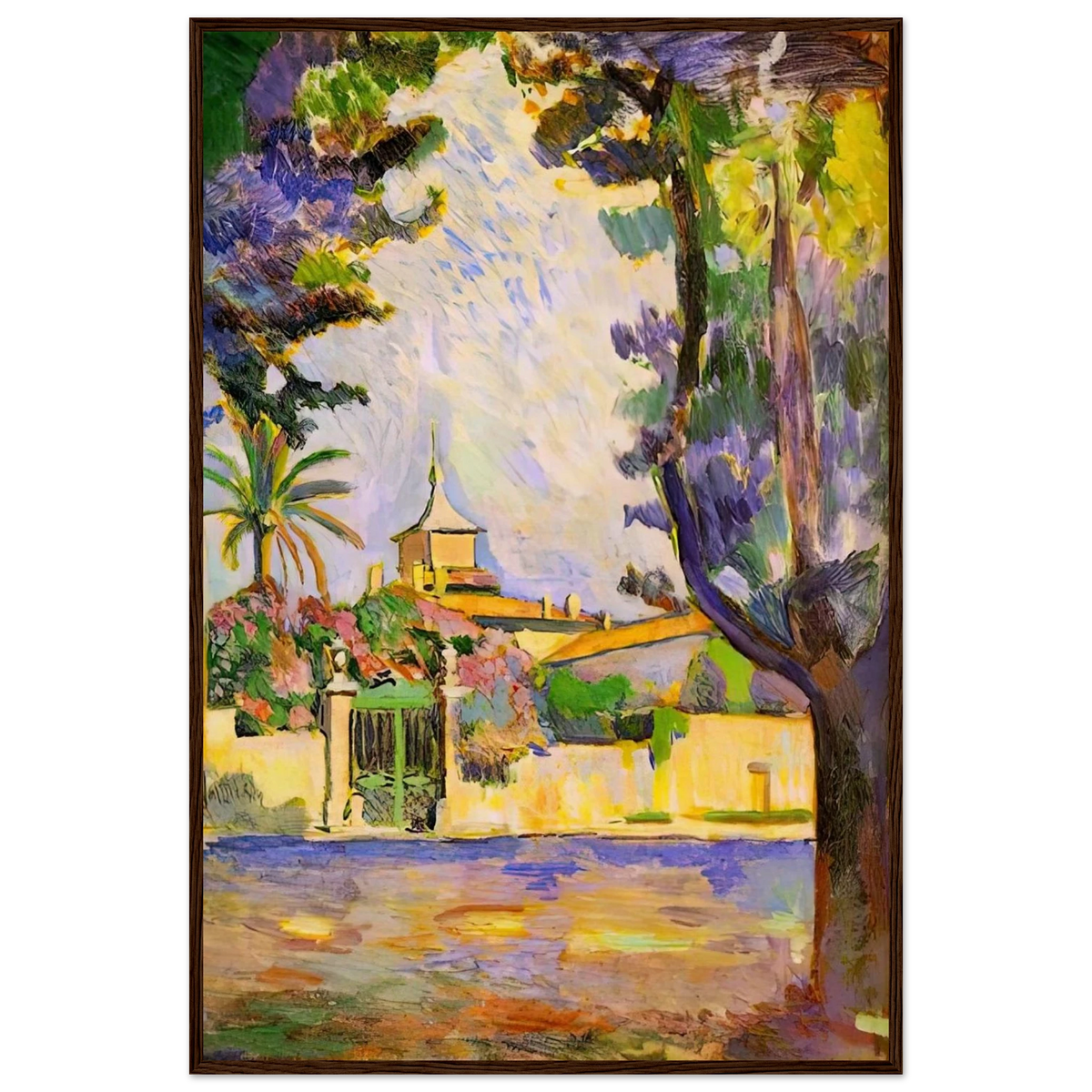 PLACE DES LICES ST TROPEZ 1904 Framed Poster | Henri Matisse Framed Prints Wall Art | Henri Matisse Print