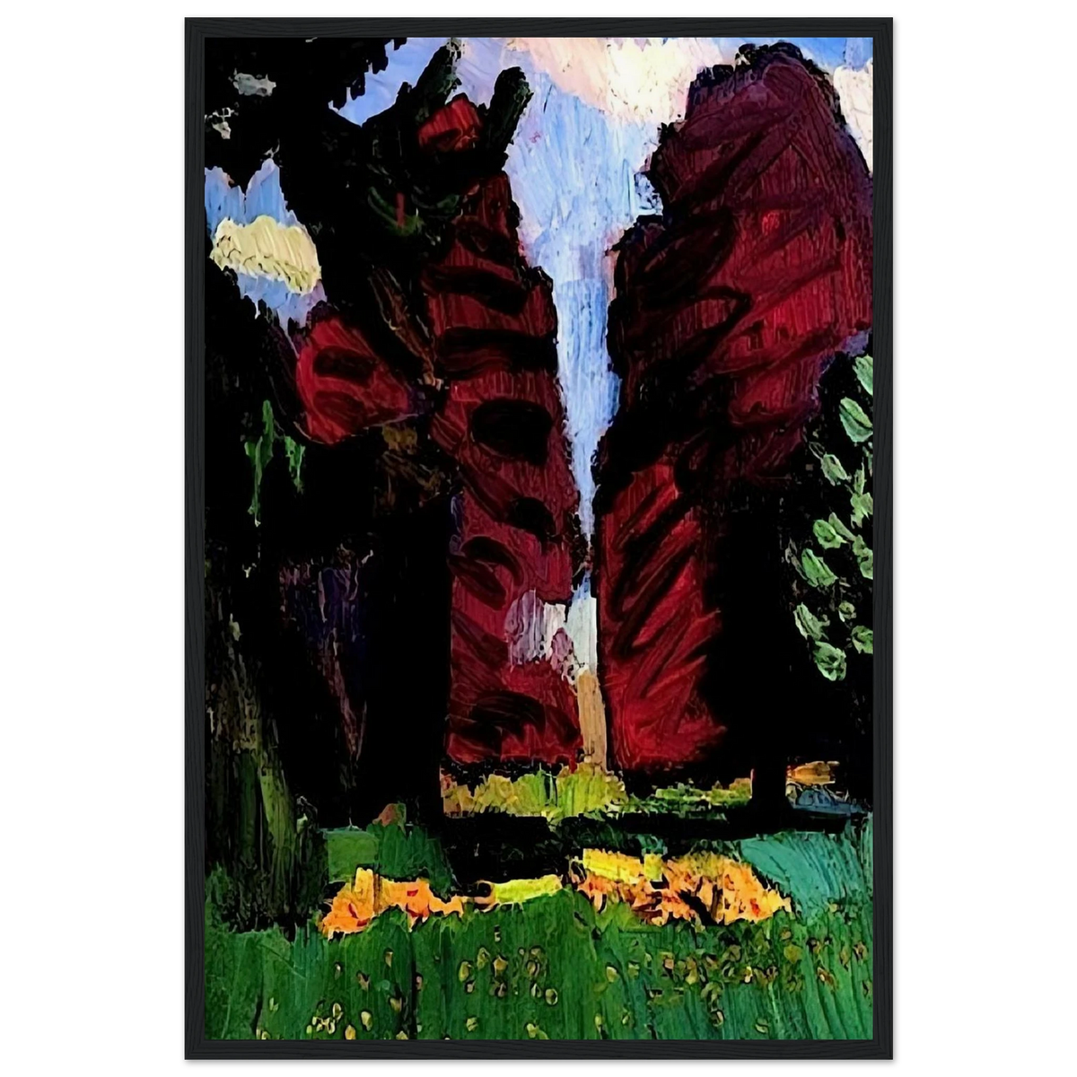 COPPER BEECHES 1901 Framed Poster | Henri Matisse Framed Prints Wall Art | Henri Matisse Print
