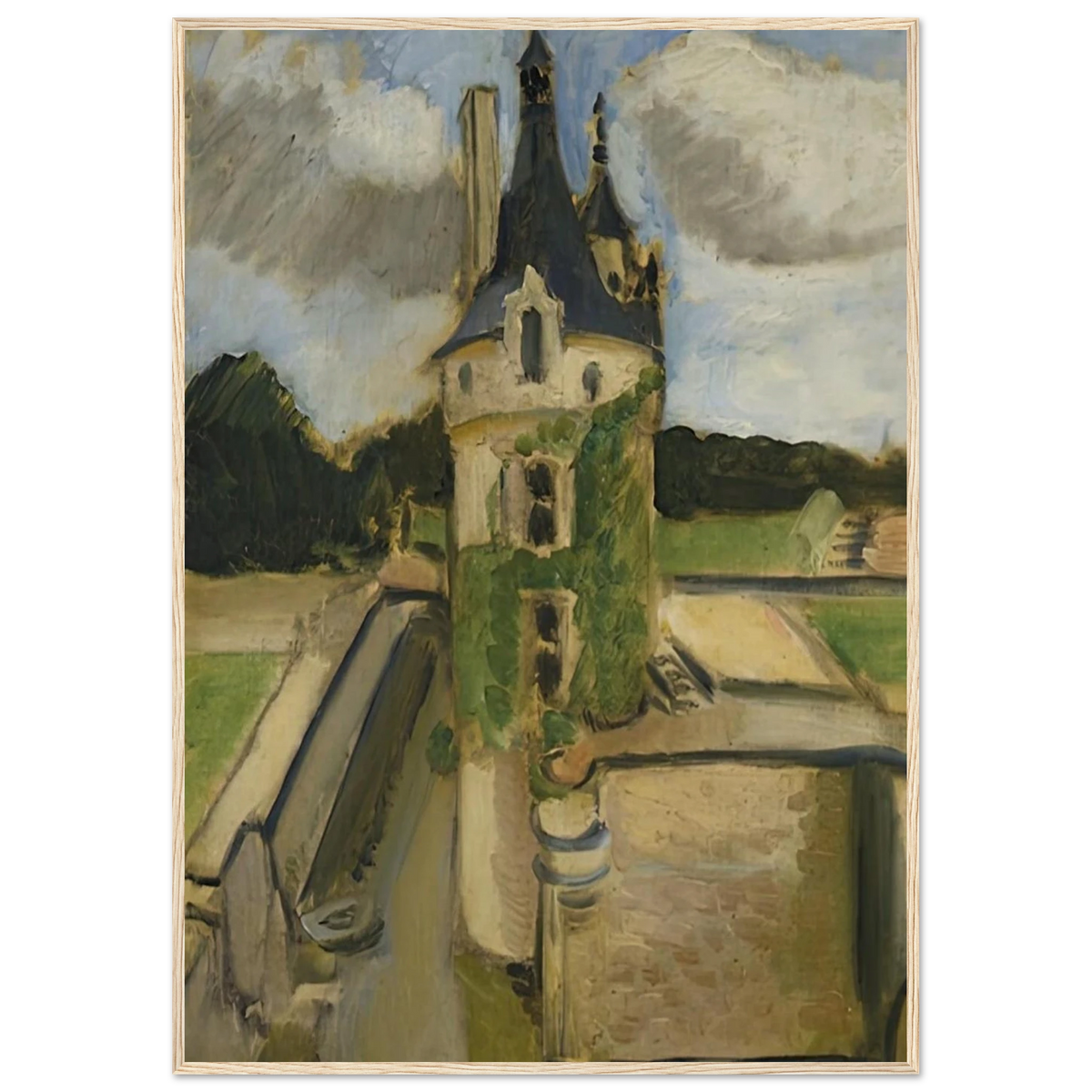 LLA TOUR DE CHENONCEAUX 1917 Framed Poster | Henri Matisse Framed Prints Wall Art | Henri Matisse Print