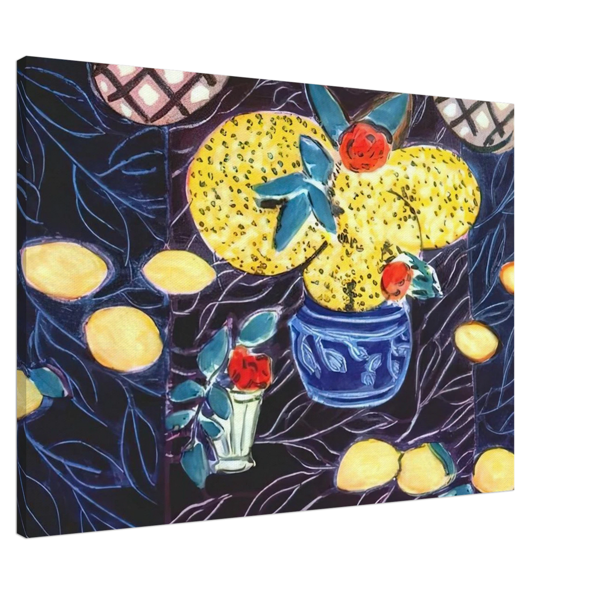 LEMONS AND MIMOSA 1944 Canvas | Henri Matisse Canvas | Henri Matisse Print
