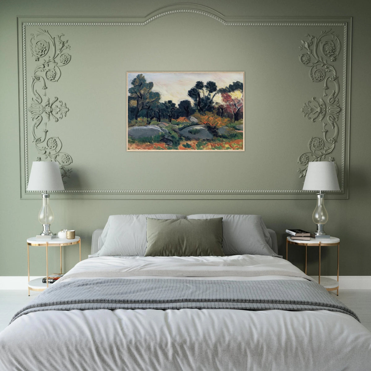 LANDSCAPE 3 Framed Poster | Henri Matisse Framed Prints Wall Art | Henri Matisse Print