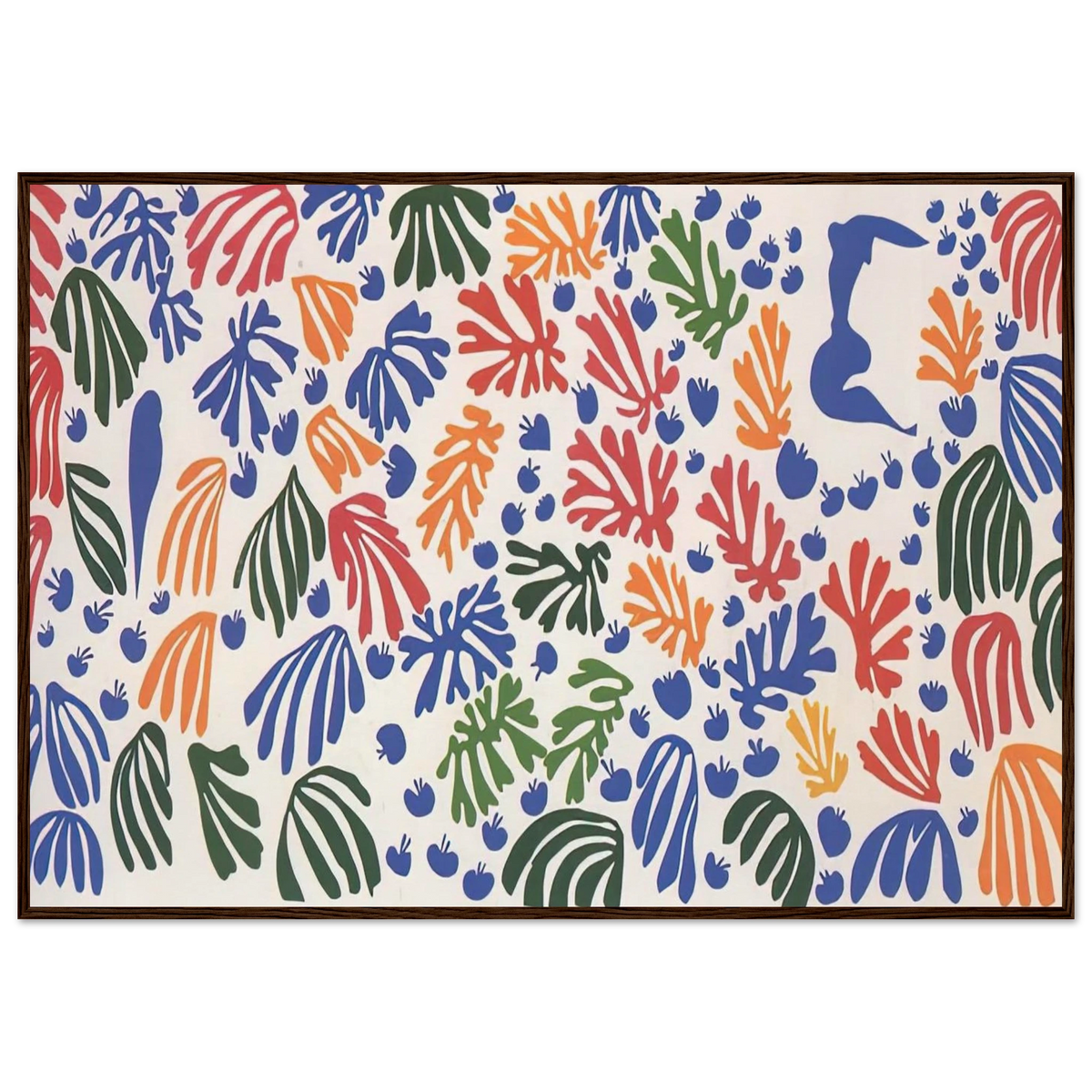 LA PERRUCHE ET LA SIRENE 1952 Framed Poster | Henri Matisse Framed Prints Wall Art | Henri Matisse Print