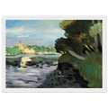 BORDS DE LA SEINE A VETHEUIL 1920 Framed Poster | Henri Matisse Framed Prints Wall Art | Henri Matisse Print
