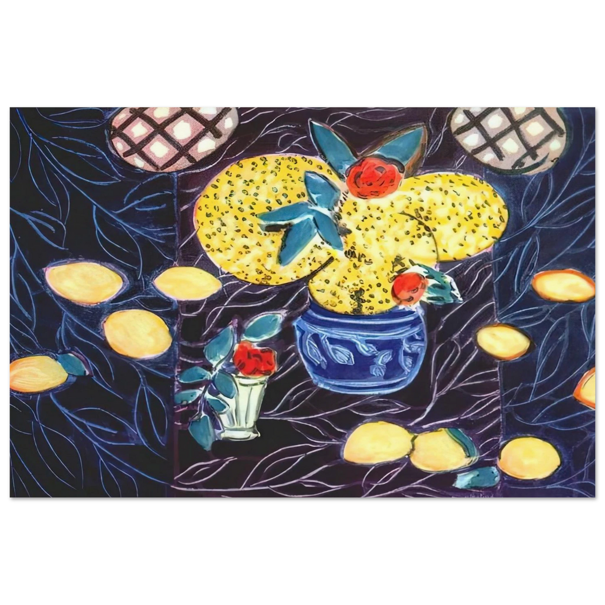 LEMONS AND MIMOSA 1944 Poster | Henri Matisse Poster | Henri Matisse Print