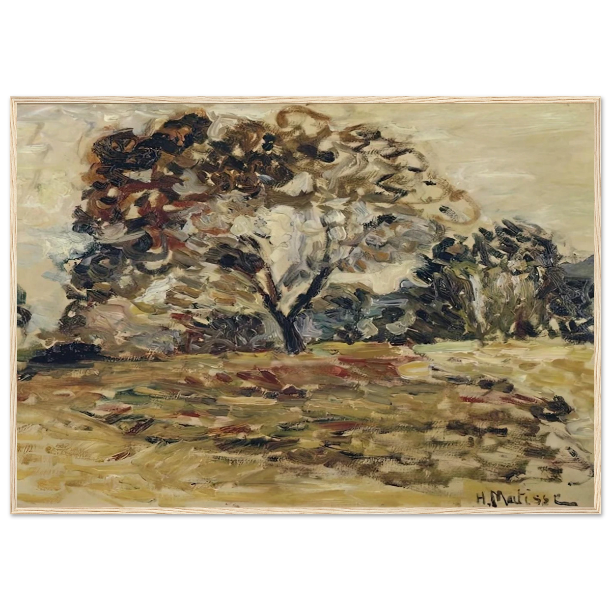 LANDSCAPE OF CORSICA 1 Framed Poster | Henri Matisse Framed Prints Wall Art | Henri Matisse Print