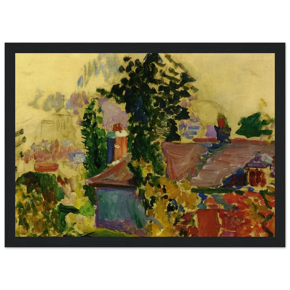 LANDSCAPE 1904 Framed Poster | Henri Matisse Framed Prints Wall Art | Henri Matisse Print
