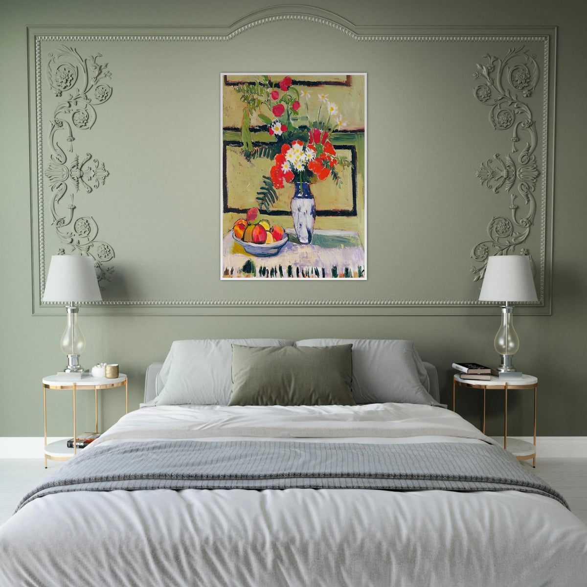 FLOWERS AND FRUIT 1909 Framed Poster | Henri Matisse Framed Prints Wall Art | Henri Matisse Print