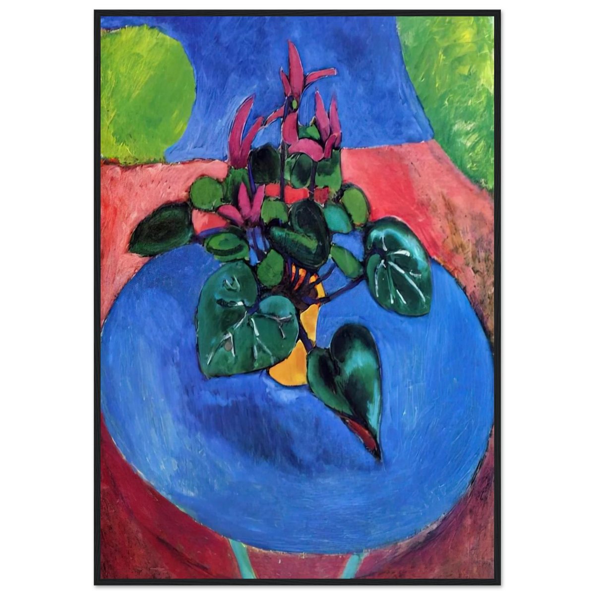 CYCLAMEN POURPRE 1912 Framed Poster | Henri Matisse Framed Prints Wall Art | Henri Matisse Print