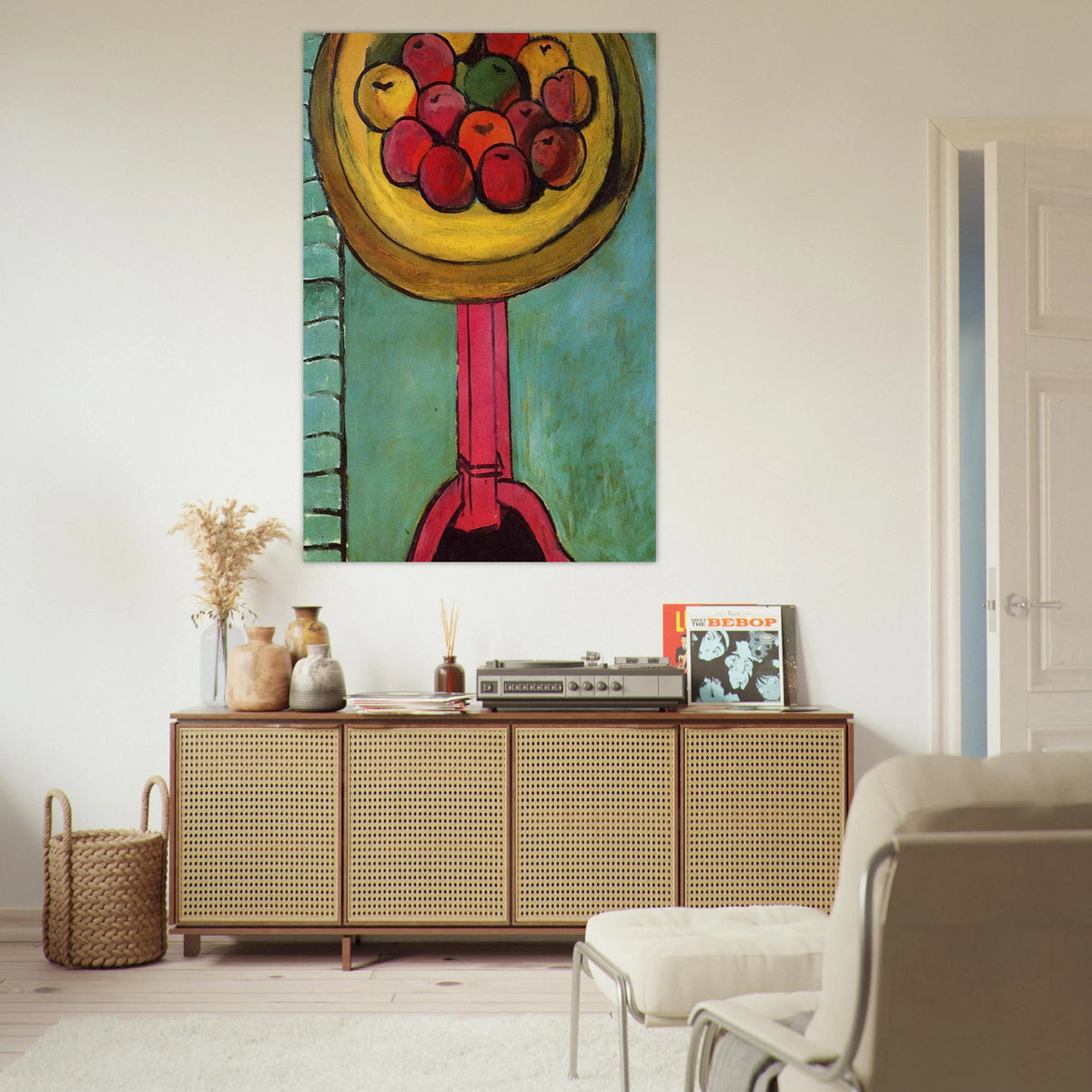 APPLES ON A TABLE GREEN BACKGROUND 1916 Poster | Henri Matisse Poster | Henri Matisse Print