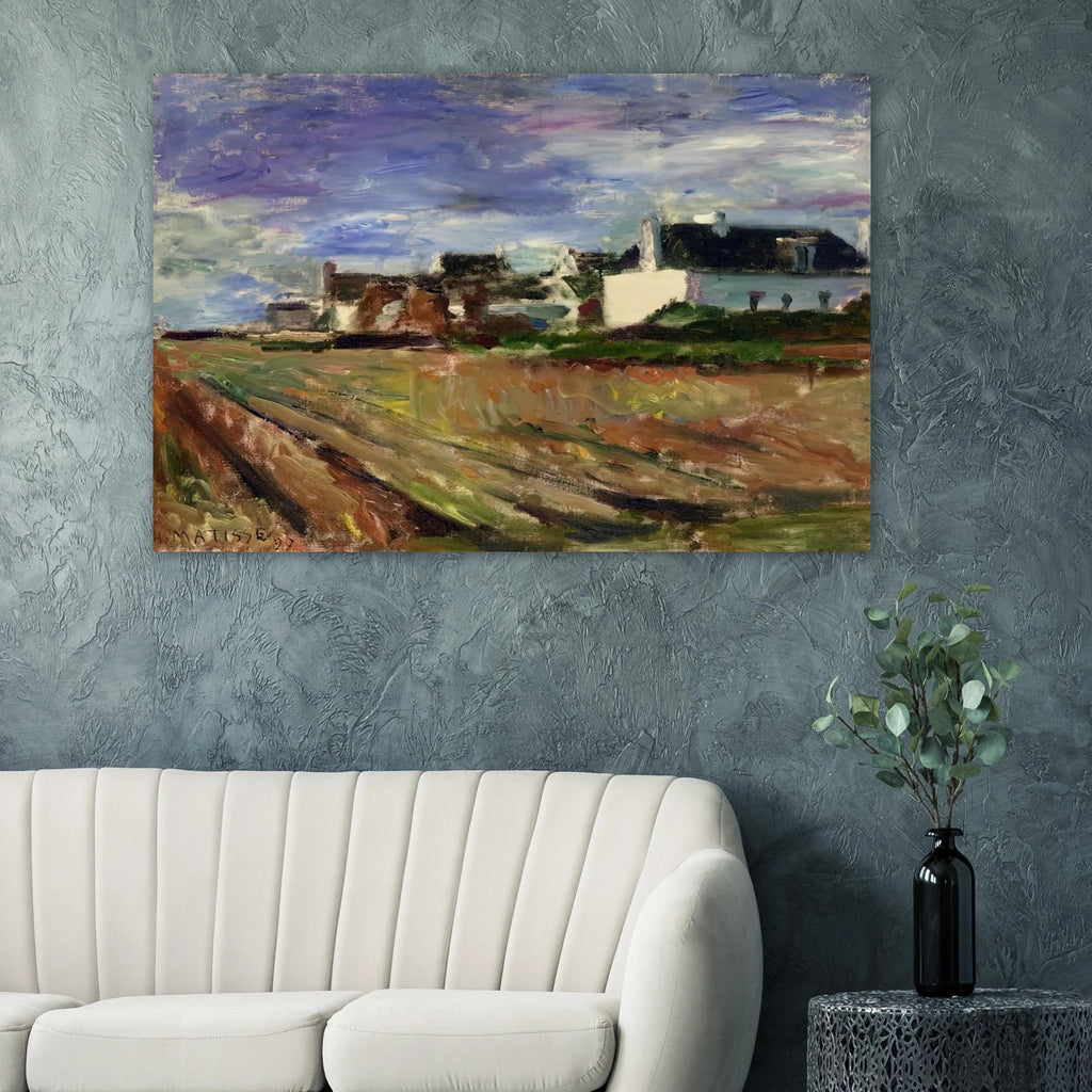 FARMS IN BRITTANY BELLE ILE 1897 Poster | Henri Matisse Poster | Henri Matisse Print
