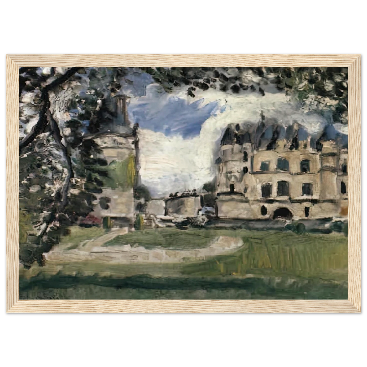 CHATEAU DE CHENONCEAUX 1917 Framed Poster | Henri Matisse Framed Prints Wall Art | Henri Matisse Print