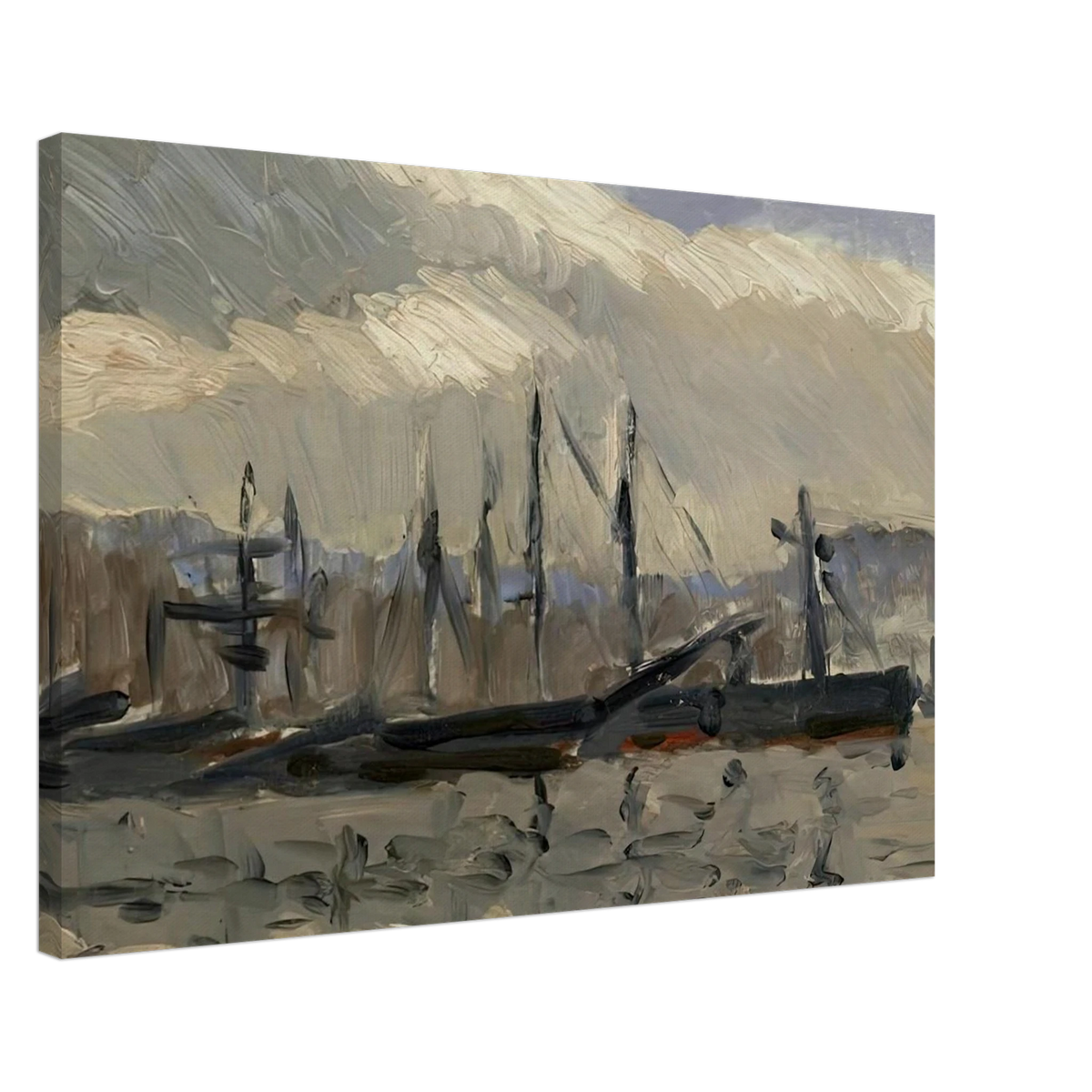 PORT DE CHERBOURG 1918 Canvas | Henri Matisse Canvas | Henri Matisse Print