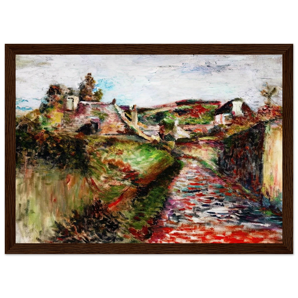 VIEW OF BELLE ILE 1897 Framed Poster | Henri Matisse Framed Prints Wall Art | Henri Matisse Print