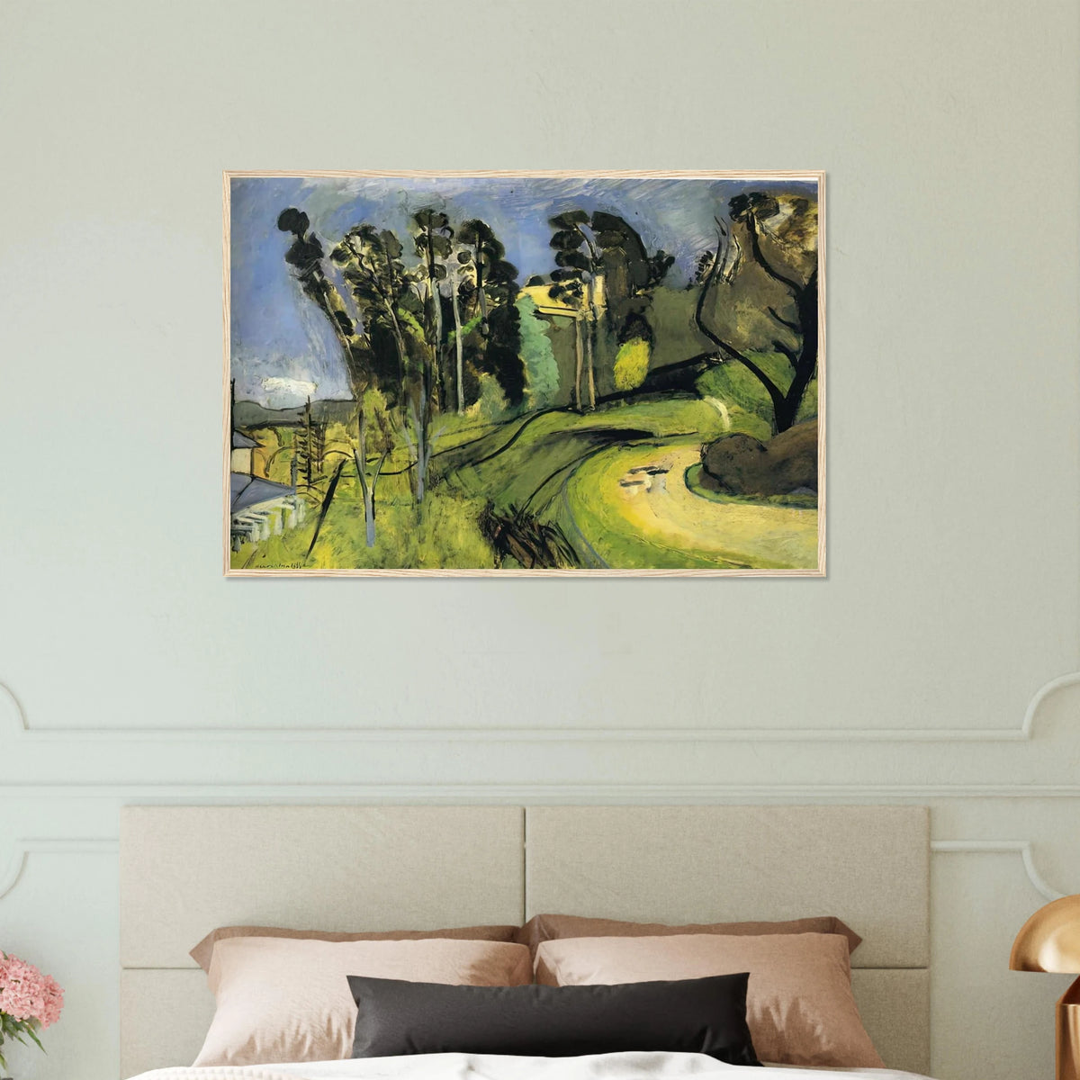MONTALBAN LANDSCAPE 1918 Framed Poster | Henri Matisse Framed Prints Wall Art | Henri Matisse Print